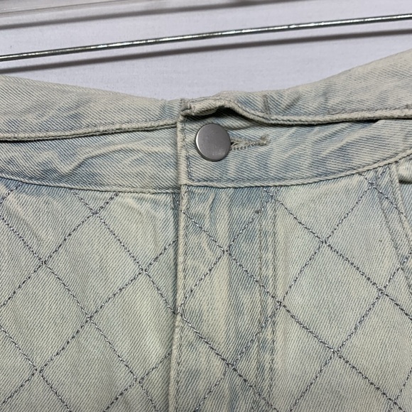 Cloud Ten Quilted Denim Shorts | NWT Size Small - Picture 4 of 9